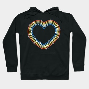 Love Heard for Valentine with Musical Hoodie